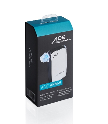 ACE AFM-5 Alkoholtester Weiß 0 bis 4 ‰ Anzeige per Smartphone